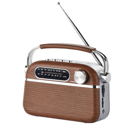Radio vintage HALTERREGO Aspect bois