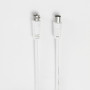 C ble Coaxial/Satellite 9.52 mm m le/m le - 2m - blanc