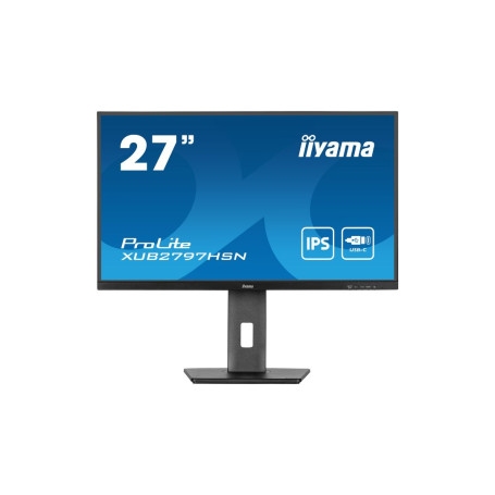Ecran IIYAMA 27'' Ultra mince Noir IPS 1920x1080 100Hz 1ms 250 cd/m  1xHDMI 1xDP