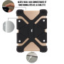 Protection Universelle en silico pour tablettes 8.9/12 Noir Systme en silicone