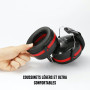 Casque Anti bruit attnuation 32dB avec housse de transport noir/rouge