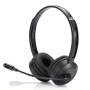 Casque micro WE Bluetooth connexion BT ou c ble jack 3.5mm micro pivotant noir