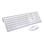 Bundle clavier souris WE sans fil connexion BT et 2.4Ghz aspect Alu