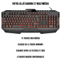 Clavier Gamer Gamium V2 Rtro-clairage / 4 touches macro 19 touches anti-ghosti