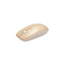WE POP Pack clavier + souris sans fil: coloris Beige/Crme - Connexion 2.4Ghz -