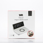 Rveil avec chargeur induction  15W max, double alarme, lumiosit rglable, 1 p