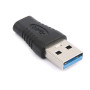 WE Adaptateur USB-C femelle/USB m le - USB 3.2 gen 1 - Transferts 5Gbps - Charge