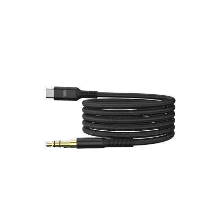 C ble USB-C/Jack M le 1.20m Nylon tress noir