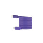 C ble USB-C m le/USB-C m le plat 1 m - Charge 60W (3A/20V) - USB 2.0 - violet -
