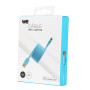 C ble Apple USB/lightning plat: vite de faire des noeuds 1m bleu - en silicone
