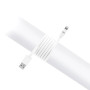 C ble Apple USB/lightning plat: vite de faire des noeuds 1m blanc - en silicone