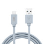 C ble USB/Lightning en silicone - 1m - bleu