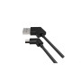 C ble USB/Micro USB pivotant possibilit de mettre droit ou coud des 2 c ts -