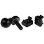 StarTech.com Paquet de 50 vis et écrous cages M5 x 12 mm - Noir