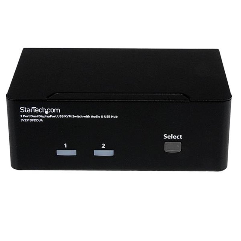 Image secondaire de Startech.com Commutateur KVM 2 Ports DisplayPort, USB et Audio - Switch KVM - 2560x1600