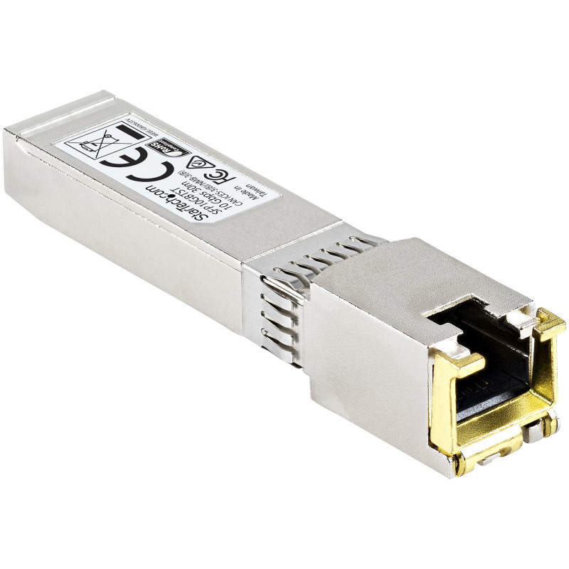 Image secondaire de Startech.com Module de transceiver SFP+ 10GBASE-T 10 Gigabit RJ45 en cuivre - Conforme aux normes MSA - 30 m