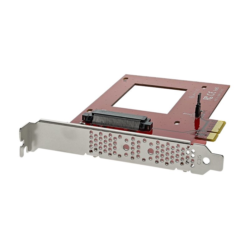 Startech.com Adaptateur U.2 vers PCIe pour SSD U.2 NVMe - SFF-8639 - PCI Express 3.0 x4