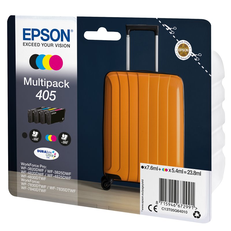 Image secondaire de Epson Multipack 4-colours 405 DURABrite Ultra Ink