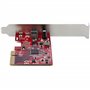 StarTech.com Carte PCIe 1 port USB 3.2 Gen 2x2 - Carte Contrôleur USB-C SuperSpeed 20Gbps PCI Express 3.0 x 4 - Carte Adaptateur