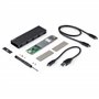 StarTech.com Boitier USB-C 10Gbps vers M.2 NVMe ou M.2 SATA SSD - Boitier Aluminium Externe Portable M.2 PCIe/SATA NGFF SSD - Câ