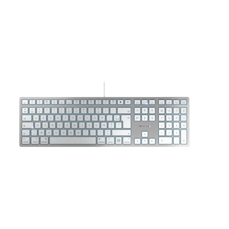 Cherry KC 6000C FOR MAC clavier USB Azerty Français Argent