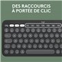 Logitech Pebble 2 Combo for Mac clavier Souris incluse RF sans fil + Bluetooth AZERTY Français Graphite