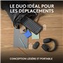 Logitech Pebble 2 Combo for Mac clavier Souris incluse RF sans fil + Bluetooth AZERTY Français Graphite