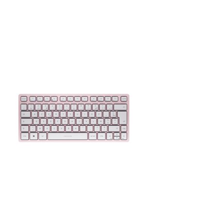 CHERRY KW 7100 MINI BT clavier Bluetooth AZERTY Français Rose
