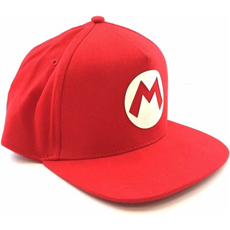 Casquette Unisex Super Mario Badge 58 cm Rouge Taille unique