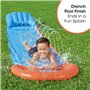 Toboggan d'eau Bestway Tsunami 488 x 82 cm Coulissant