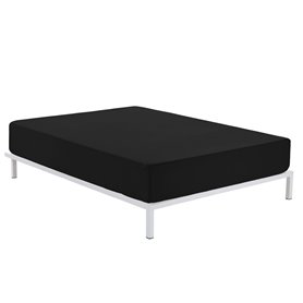 Drap housse Alexandra House Living Noir 90 x 190/200 cm