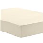 Drap housse Alexandra House Living Crème 180 x 190/200 cm