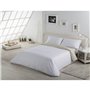 Housse de Couette Alexandra House Living Blanc 180 x 220 cm