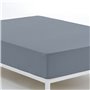 Drap housse Alexandra House Living Gris acier 135 x 210 cm