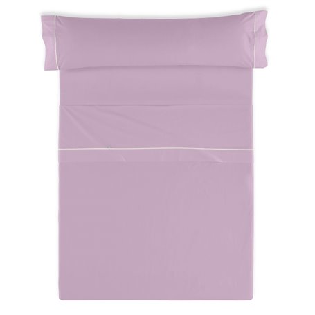 Jeu de draps Alexandra House Living Mauve Lit 2 persones