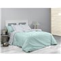 Parure de couette Alexandra House Living Greta Vert clair Lit 1 persone 2 Pièces