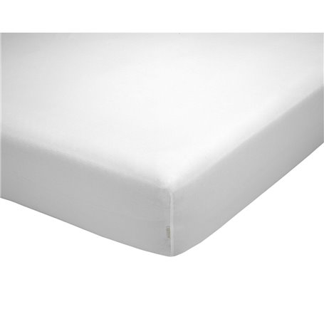 Drap housse Alexandra House Living QUTUN Blanc 105 x 200 cm