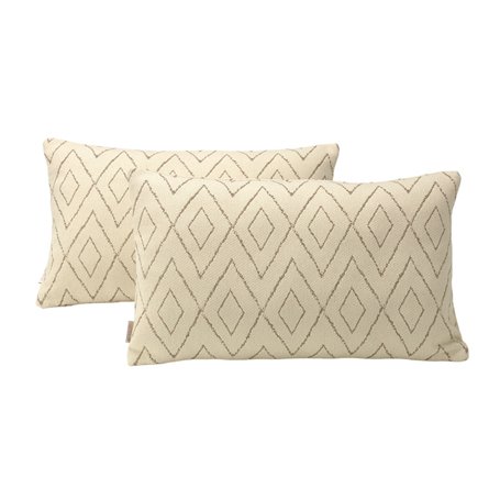 Housse de coussin Alexandra House Living Beige 30 x 50 cm 2 Unités