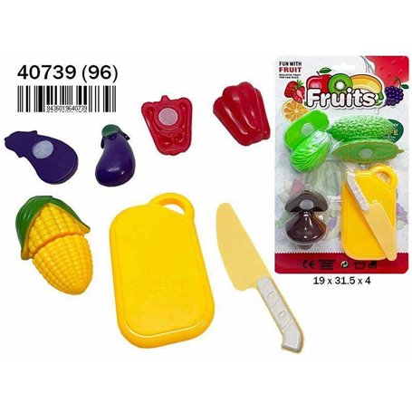 Set de jouets alimentaires Velcro