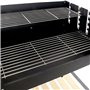 Roues de barbecue au charbon de bois DKD Home Decor Noir Naturel Métal Acier 113 x 51 x 97 cm (113 x 51 x 97 cm)