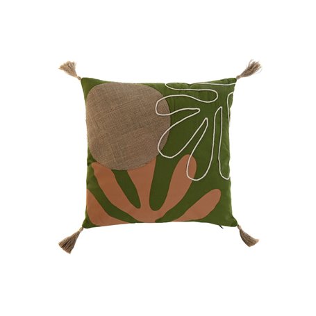 Coussin Home ESPRIT Vert Boho 45 x 5 x 45 cm