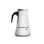 Cafetière Italienne Noir Argenté Acier 9 Tasses