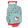 Cartable à roulettes Hello Kitty Sea lovers Turquoise 26 x 34 x 11 cm