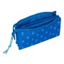 Trousse Fourre-Tout Double Donald Bleu 22 x 12 x 3 cm