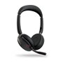 Jabra Evolve2 65 Flex Casque Avec fil &sans fil Arceau Bureau/Centre d'appels Bluetooth Noir
