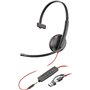 Casques avec Microphone Poly Blackwire 3215 Noir