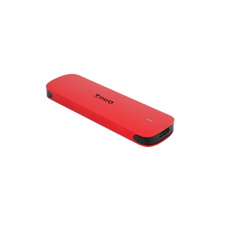 TooQ TQE-2201R Boîtier de disques de stockage Enceinte ssd Rouge M.2