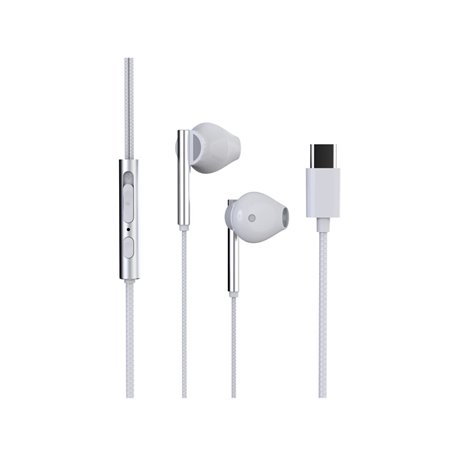 Trevi HMP 700 C Casque Avec fil Ecouteurs Appels/Musique USB Type-C Blanc