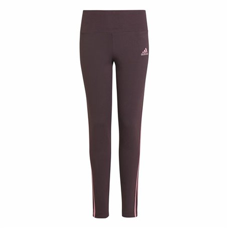 Leggings de Sport pour Enfants Adidas 3 bandas Pourpre