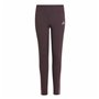 Leggings de Sport pour Enfants Adidas 3 bandas Pourpre